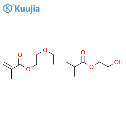 2-ethoxyethyl 2-methylprop-2-enoate - 2-hydroxyethyl 2-methylprop-2-enoate (1:1) structure