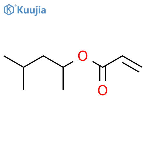 2-Propenoicacid,1,3-dimethylbutylester,homopolymer structure