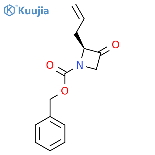 benzyl (2S)-2-allyl-3-oxo-azetidine-1-carboxylate structure