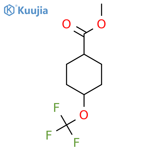 Methyl cis-4-(trifluoromethoxy)cyclohexanecarboxylate structure
