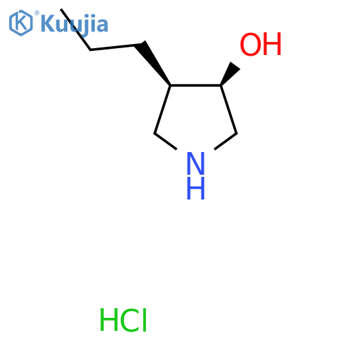 cis-4-Propylpyrrolidin-3-ol;hydrochloride structure