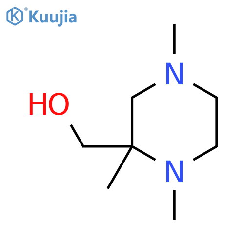 (1,2,4-Trimethylpiperazin-2-YL)methanol structure