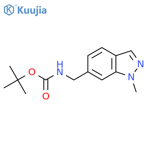 Tert-butyl N-[(1-methylindazol-6-YL)methyl]carbamate structure
