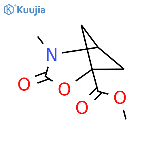 Methyl 4-methyl-3-oxo-2-oxa-4-azabicyclo[3.1.1]heptane-1-carboxylate structure