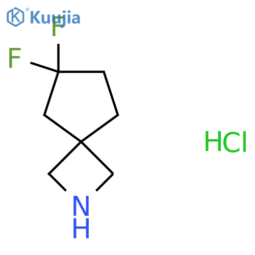 6,6-Difluoro-2-azaspiro[3.4]octane;hydrochloride structure