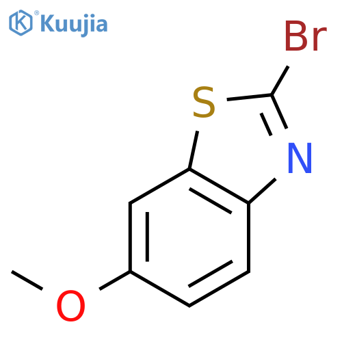 2-Bromo-6-methoxy-1,3-benzothiazole structure