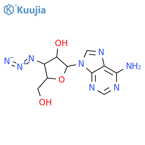 9H-Purin-6-amine,9-(3-azido-3-deoxy-b-D-arabinofuranosyl)- structure