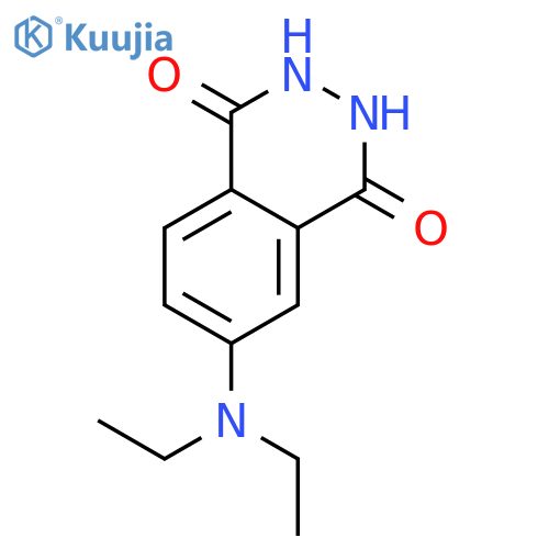 1,4-Phthalazinedione, 6-(diethylamino)-2,3-dihydro- structure