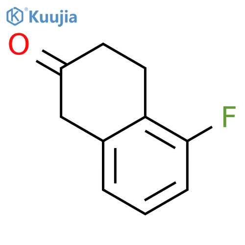 7-fluoro-3,4-dihydro-1H-naphthalen-2-one structure