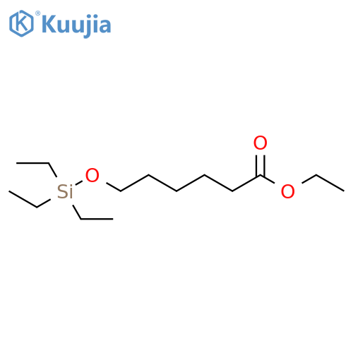 Hexanoic acid, 6-[(triethylsilyl)oxy]-, ethyl ester structure