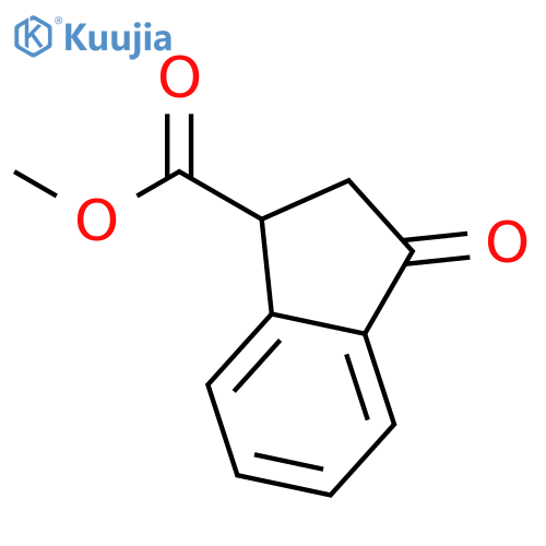 Methyl 3-oxo-2,3-dihydro-1H-indene-1-carboxylate structure