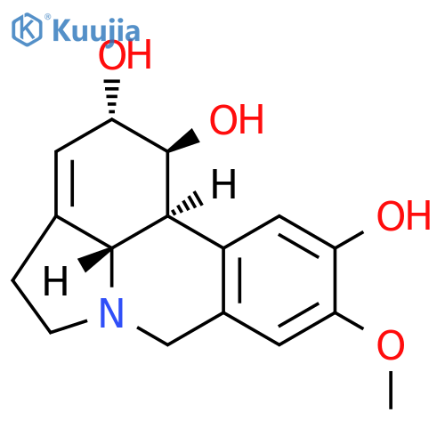 1H-Pyrrolo[3,2,1-de]phenanthridine-1,2,10-triol,2,4,5,7,11b,11c-hexahydro-9-methoxy-, (1S,2S,11bS,11cS)- structure