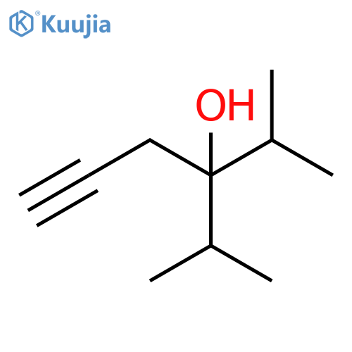 5-Hexyn-3-ol, 2-methyl-3-(1-methylethyl)- structure
