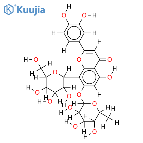 7-O-alpha-L-Rhamnopyranoside-Orientin+ structure