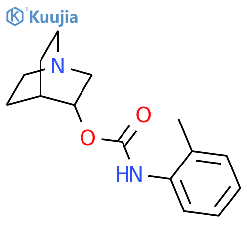 Carbanilic acid,o-methyl-, 3-quinuclidinyl ester (8CI) structure