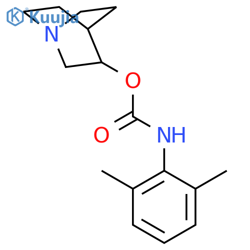 Carbanilic acid,2,6-dimethyl-, 3-quinuclidinyl ester (8CI) structure