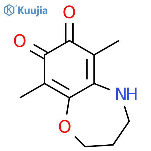 1,5-Benzoxazepine-7,8-dione,2,3,4,5-tetrahydro-6,9-dimethyl-(8CI) structure