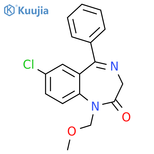 2H-1,4-Benzodiazepin-2-one, 7-chloro-1,3-dihydro-1-(methoxymethyl)-5-phenyl- structure