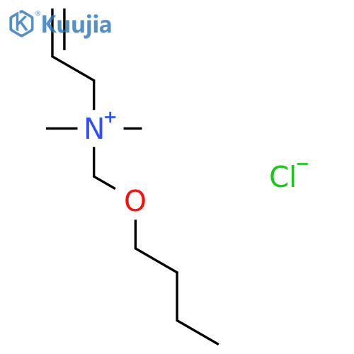 2-Propen-1-aminium, N-(butoxymethyl)-N,N-dimethyl-, chloride structure