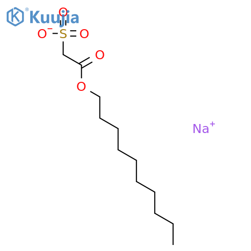 Acetic acid, 2-sulfo-,decyl ester, sodium salt (1:1) structure