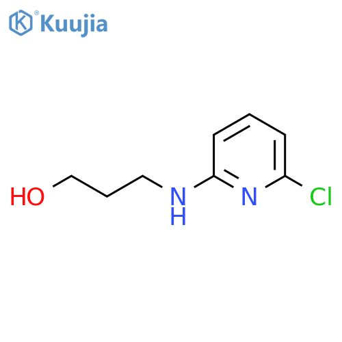 3-[(6-Chloro-2-pyridinyl)amino]-1-propanol structure