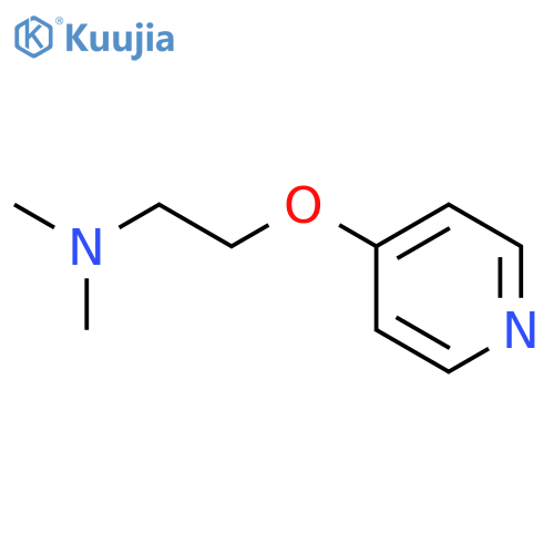 Ethanamine,N,N-dimethyl-2-(4-pyridinyloxy)- structure