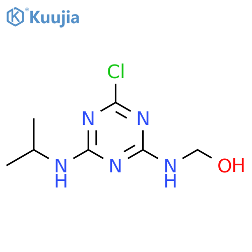 Methanol,1-[[4-chloro-6-[(1-methylethyl)amino]-1,3,5-triazin-2-yl]amino]- structure