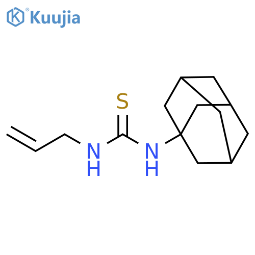 1-(adamantan-1-yl)-3-(prop-2-en-1-yl)thiourea structure