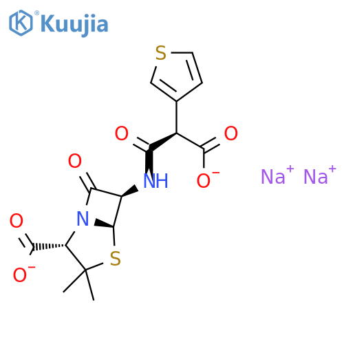 Ticarcillin Disodium Salt (Contain 10% Methanol) structure