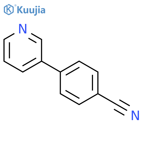 Benzonitrile,4-(3-pyridinyl)- structure