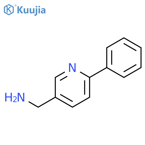 (6-phenylpyridin-3-yl)methanamine structure