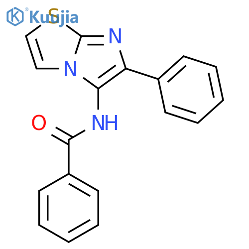Benzamide, N-(6-phenylimidazo[2,1-b]thiazol-5-yl)- structure