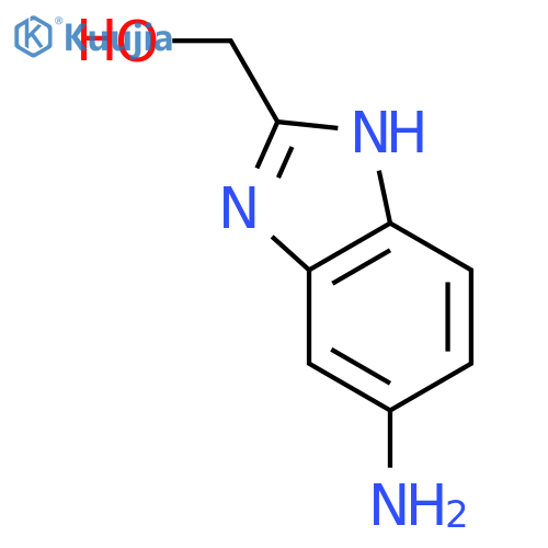(5-amino-1H-1,3-benzodiazol-2-yl)methanol structure