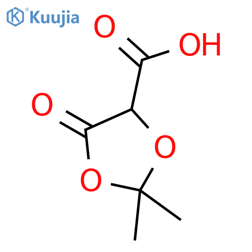 1,3-Dioxolane-4-carboxylicacid, 2,2-dimethyl-5-oxo-, (4S)- structure