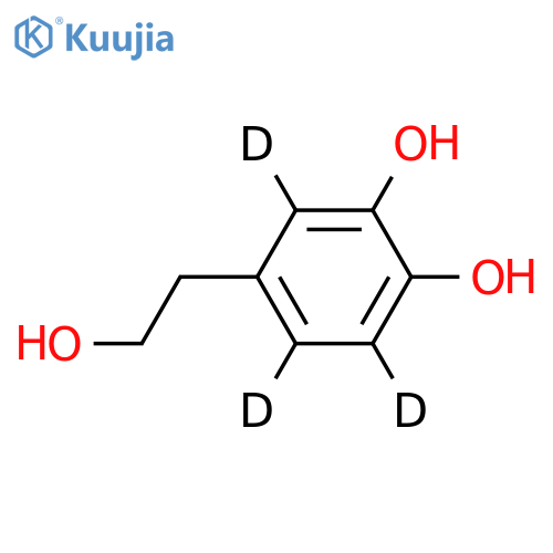 Hydroxy Tyrosol-d3 structure