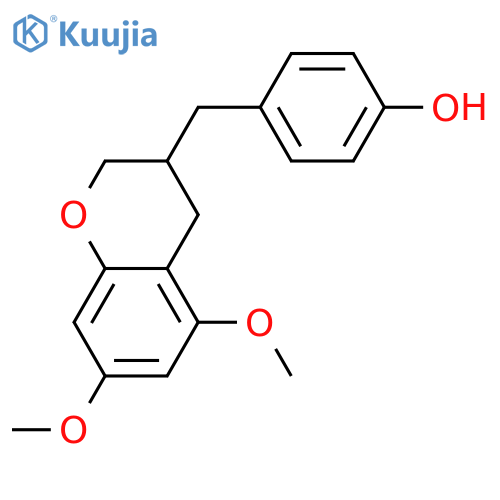4',5,7-Trihydroxyhomoisoflavan; (+)-form, 5,7-Di-Me ether structure