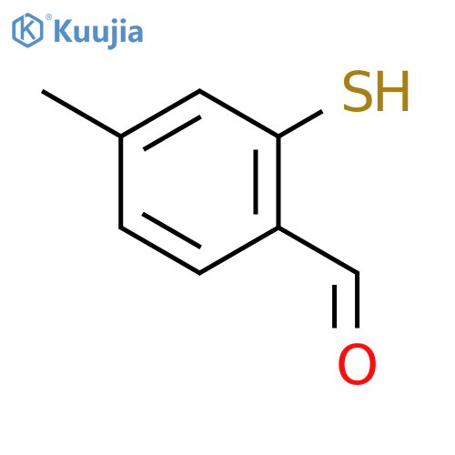 Benzaldehyde,2-mercapto-4-methyl- structure
