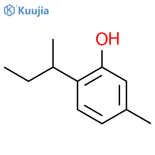 2-(Butan-2-yl)-5-methylphenol structure