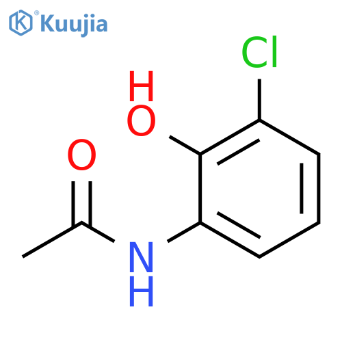 N-(3-Chloro-2-hydroxyphenyl)acetamide structure