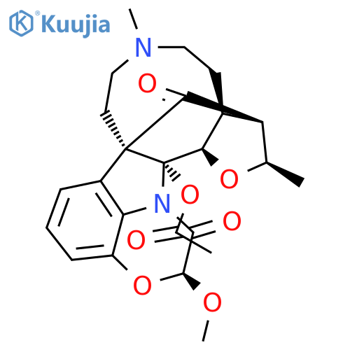 [(2R,8S,9R,10R,12R,13R,16S)-16-Methoxy-5,10-dimethyl-15,23-dioxo-11,17-dioxa-5,14-diazahexacyclo[12.7.1.12,9.02,13.08,12.018,22]tricosa-1(22),18,20-trien-13-yl] acetate structure