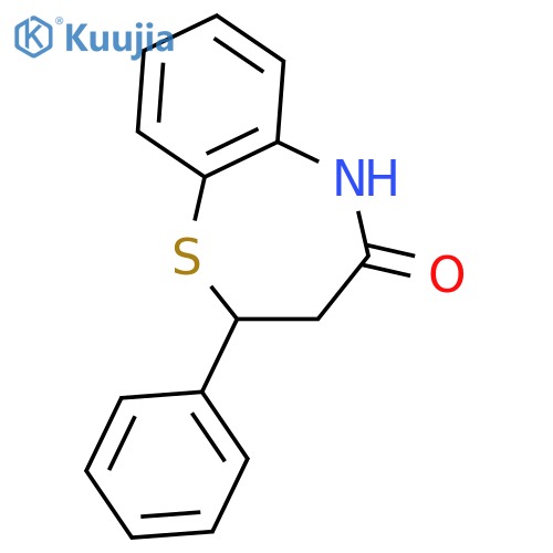 2-phenyl-2,3,4,5-tetrahydro-1,5-benzothiazepin-4-one structure