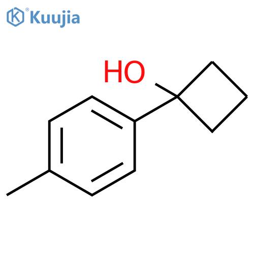 1-(4-Methylphenyl)cyclobutanol structure