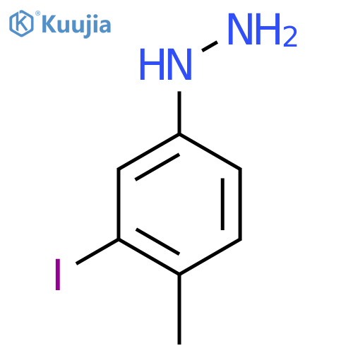 3-Iodo-4-methylphenylhydrazine structure