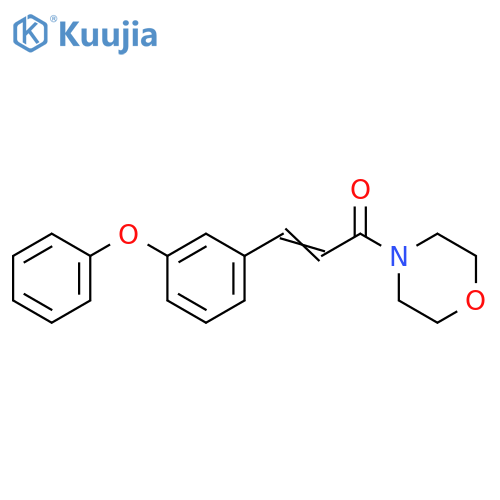 (2E)-1-(morpholin-4-yl)-3-(3-phenoxyphenyl)prop-2-en-1-one structure