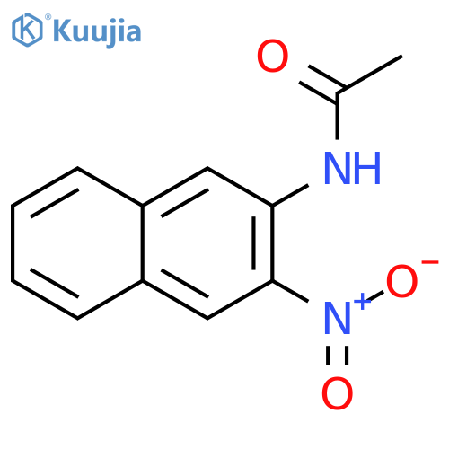Acetamide, N-(3-nitro-2-naphthalenyl)- structure