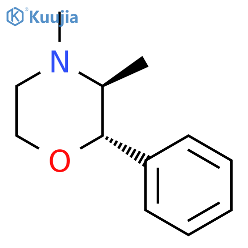Morpholine, 3,4-dimethyl-2-phenyl-, trans-(±)- structure
