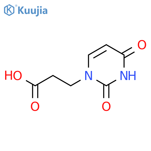 3-(2,4-dioxo-1,2,3,4-tetrahydropyrimidin-1-yl)propanoic acid structure