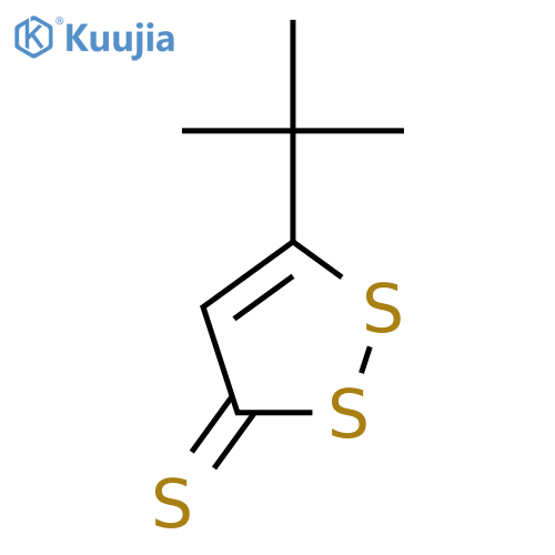 3H-1,2-Dithiole-3-thione,5-(1,1-dimethylethyl)- structure