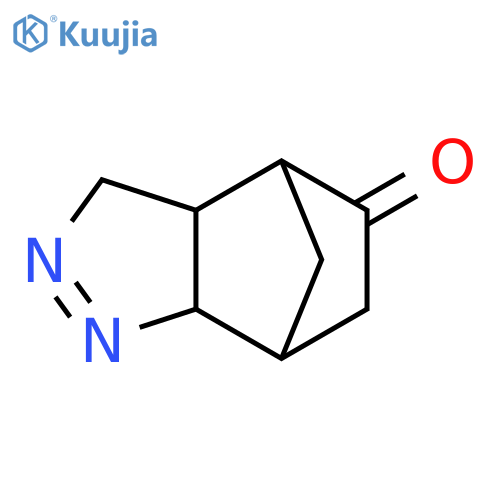 4,7-Methano-5H-indazol-5-one, 3,3a,4,6,7,7a-hexahydro- structure