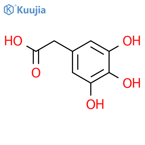 Benzeneacetic acid,3,4,5-trihydroxy- structure